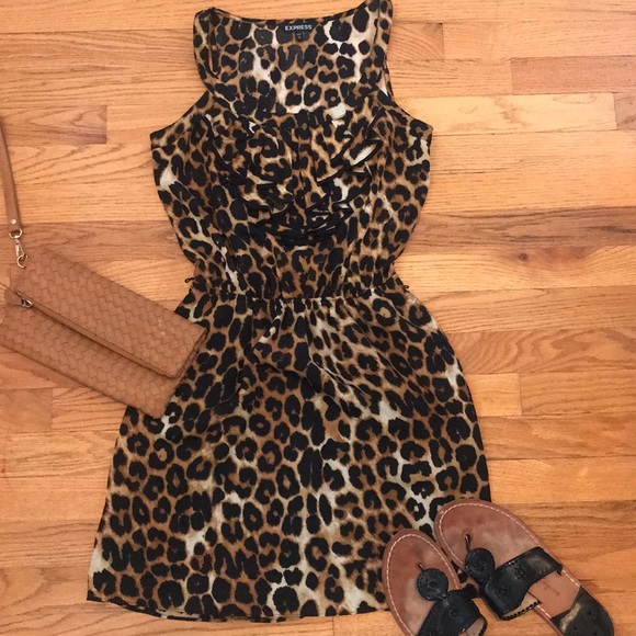 express leopard dress
